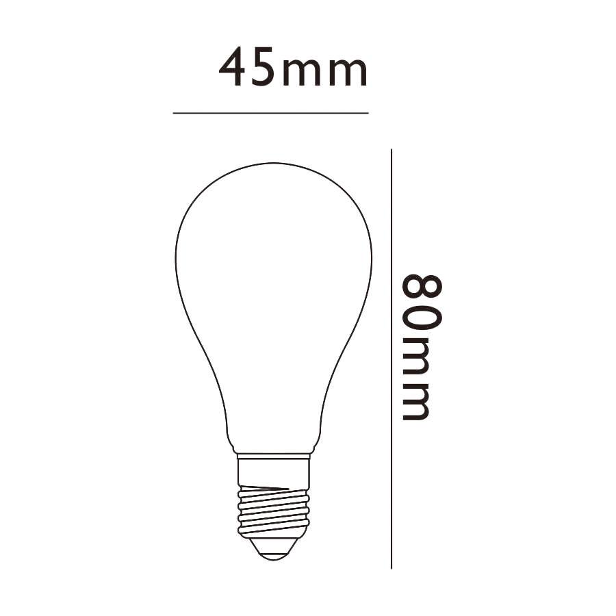 Foco LED E14 4.5W 2700K Filamento Dimmable Marino Cristal - Imagen 2