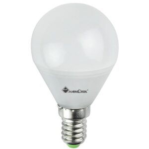Foco LED Esférico E14 5W 2700K Marino Cristal