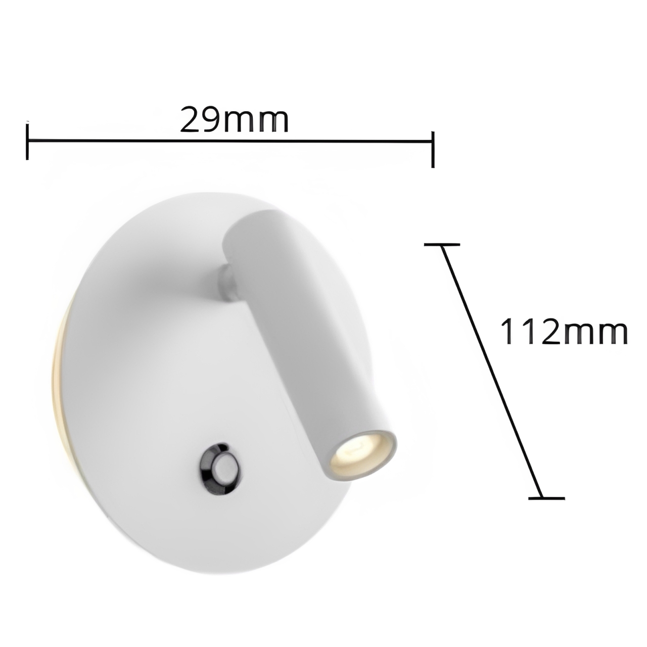 Aplique BALDR con LED Integrado y Control Táctil - Imagen 2
