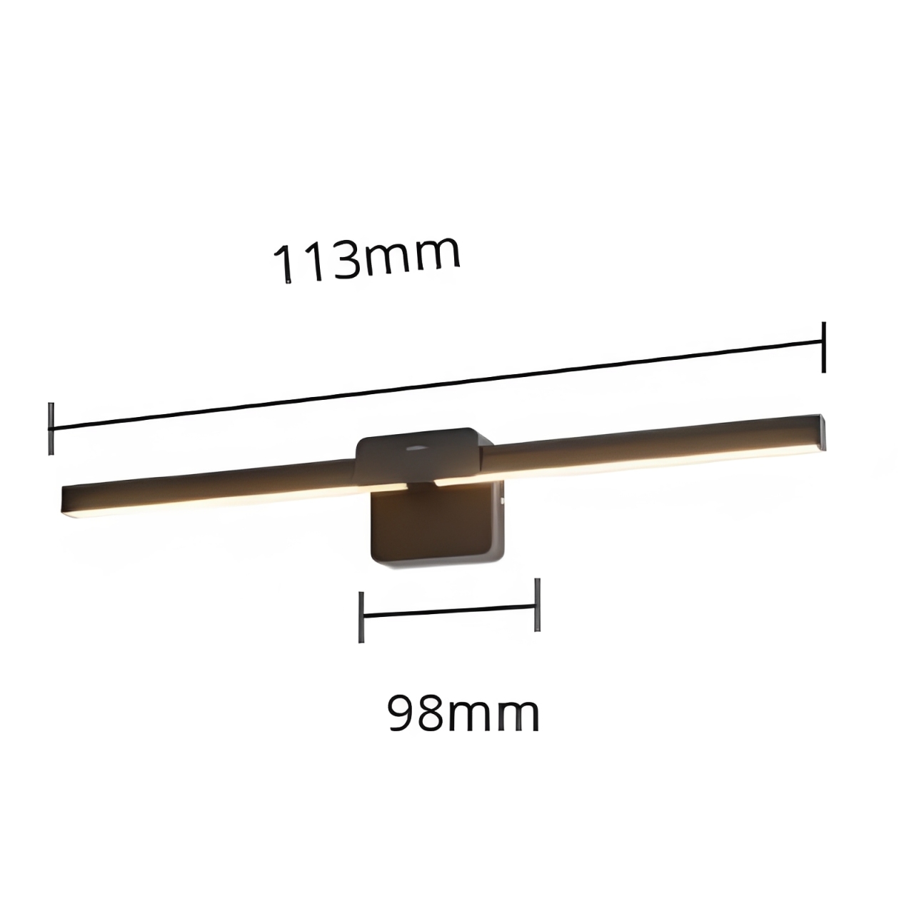 Aplique BELI con LED Integrado 14W Acabado Níquel - Imagen 2